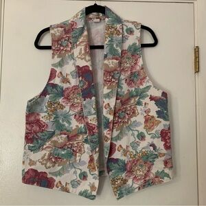 Vintage floral Women's Vest